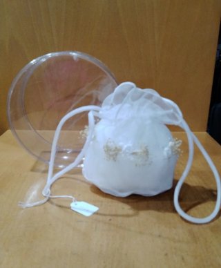 Bolso Limosnero Blanco tío bombonera