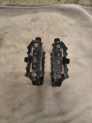 Pedales de aluminio para bicicleta