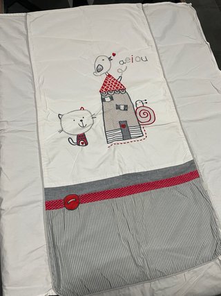 Chichonera y colcha cuna unisex