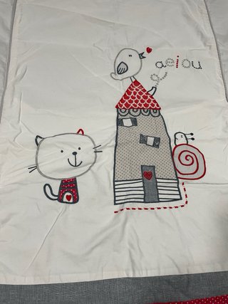 Chichonera y colcha cuna unisex