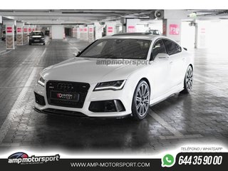 SPOILER / LIP DELANTERO V4 PARA AUDI RS7 C7 2014-2017