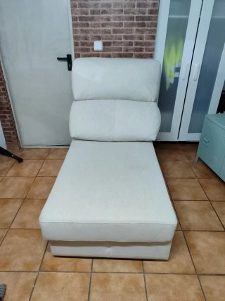 Módulo sofá blanco extraíble para diván