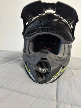 Casco Motocross FLY Racing Negro/Amarillo