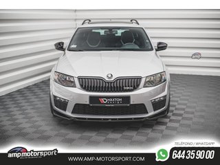 SPOILER / LIP DELANTERO V4 PARA SKODA OCTAVIA RS MK3 2013-2016