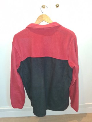 Forro Polar Columbia Rojo y Gris Talla XL