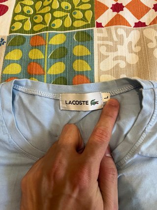 Camiseta Lacoste Azul
