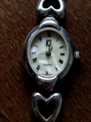 Orologio Sterling 925 Cuore Argento Vintage