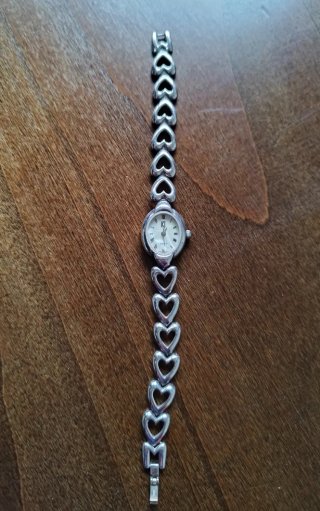 Orologio Sterling 925 Cuore Argento Vintage