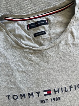 Camiseta Tommy Hilfiger Gris Talla XL