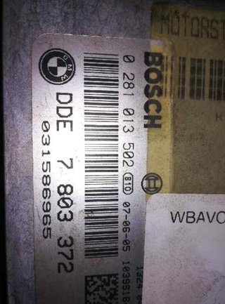 Bmw 1350031 centralita motor uce 7803372 serie 2.0