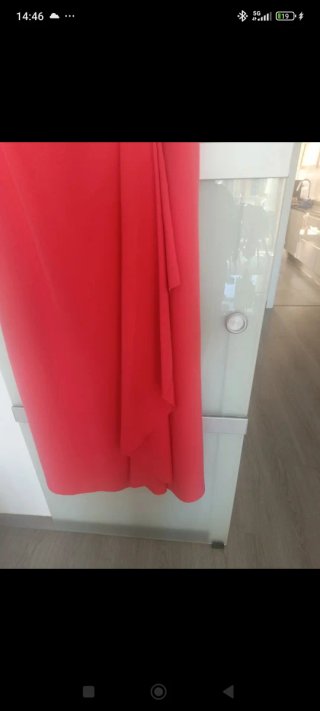 Vestido fiesta largo coral sin estrenar