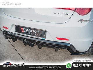 DIFUSOR TRASERO ALFA ROMEO GIULIETTA 2010-2020 LOOK CARBONO