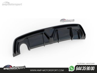 DIFUSOR TRASERO ALFA ROMEO GIULIETTA 2010-2020 LOOK CARBONO