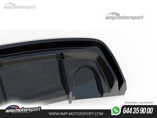 DIFUSOR TRASERO ALFA ROMEO GIULIETTA 2010-2020 LOOK CARBONO