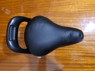 Sillín Niño Bici Asa Seguridad PU Negro