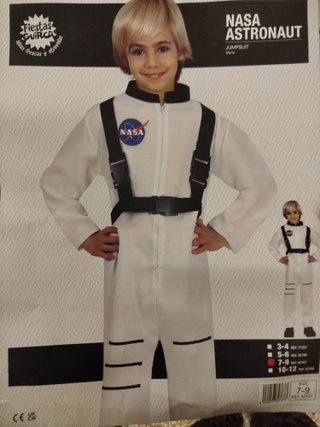 Disfraz Astronauta NASA Niño Talla 7-9
