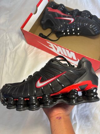 Nike Shox TL Zapatillas Negras Rojas