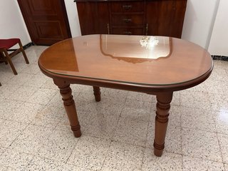 Mesa comedor y 4 sillas madera