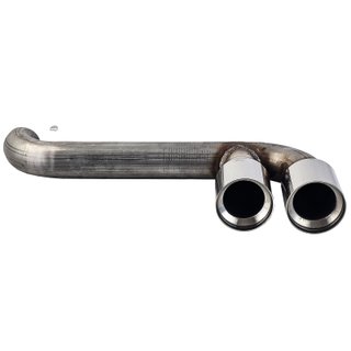 TUBO DE ESCAPE DOBLE PARA MINI ONE COOPER F56 F57 LOOK JCW