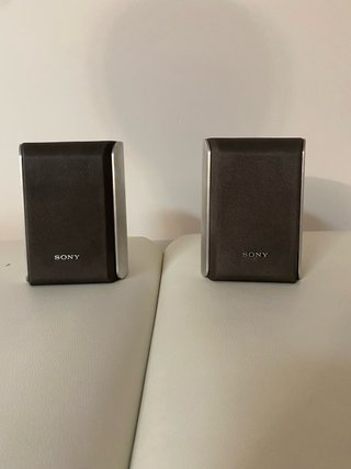 Altavoces Hifi Sony Plata y Negro