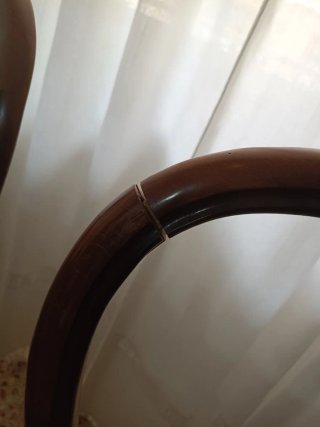 Conjunto mesa y sillas vintage madera