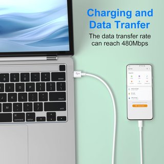 Cable carga rápida 80W SuperVOOC USB C