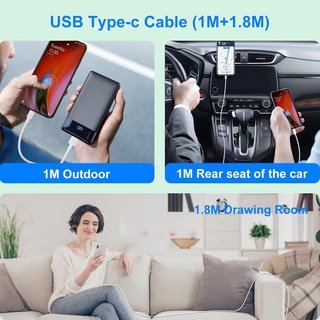 Cable carga rápida 80W SuperVOOC USB C