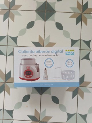 Calienta biberón digital Saro casa/coche