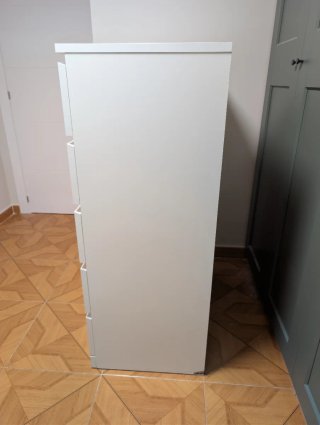 Cómoda MALM Ikea 6 Cajones 80x123cm Blanca