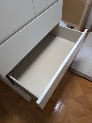 Cómoda MALM Ikea 6 Cajones 80x123cm Blanca