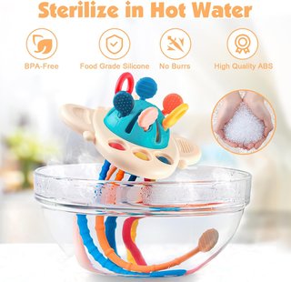 Juguete bebé silicona motricidad fina
