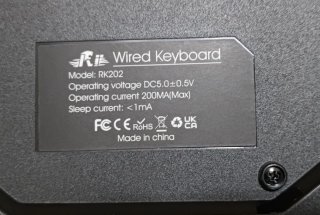 Teclado Rii Gaming RGB Negro