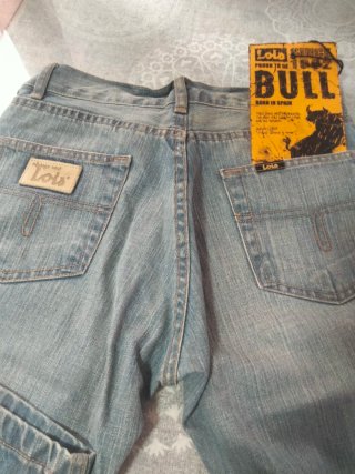 Pantalón Lois Vaquero Talla 38 Envejecido
