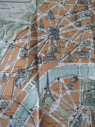 Mapas de París A. Taride