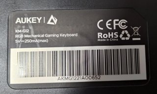 Teclado Gaming AULA RGB