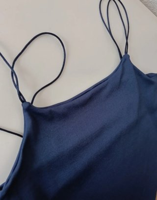 Mini vestido ajustado azul intenso- Made in Spain