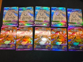 Lotto 10 Carte Naruto Mythos 1a Ed. Rare