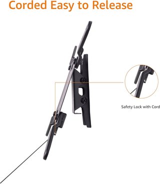 Amazon Basics soporte tv montaje pared acero