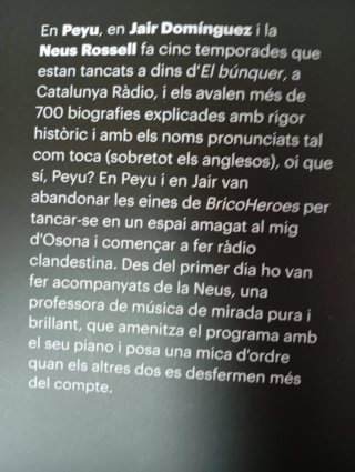 El Búnquer Confidencial les biografies que no s...