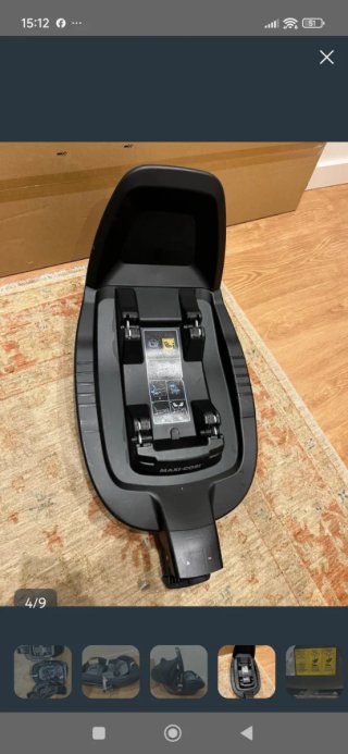 Maxi-Cosi con funda, base y adaptadores