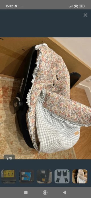 Maxi-Cosi con funda, base y adaptadores