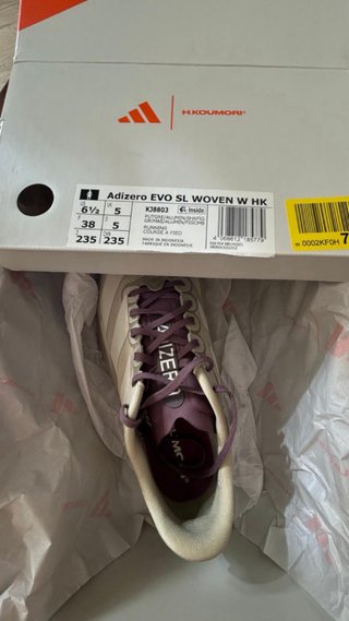 Adidas Adizero evo SL Beige/Blanco