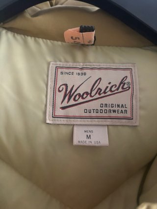Parka Woolrich Gialla con Cappuccio