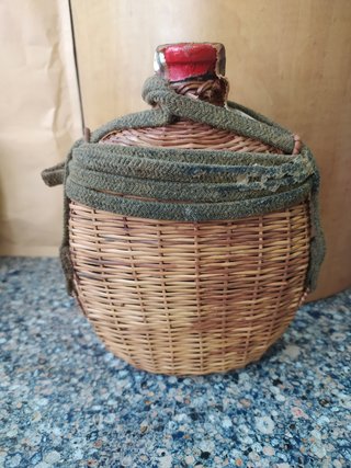 Vicente Bosch Badalona Colección Botella mimbre