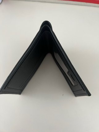 Cartera de cuero JIANGBAO negra