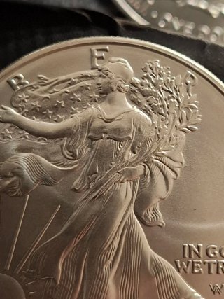 Lote Moneda plata 3 oz eagle