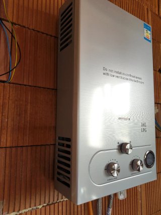 Calentador de gas 16L LPG nuevo