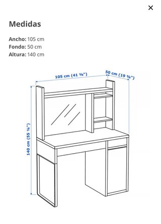 Escritorio Ikea Blanco