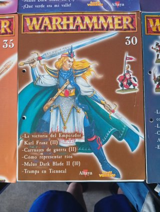 Warhammer fasciculos varios retros