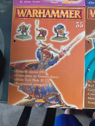 Warhammer fasciculos varios retros